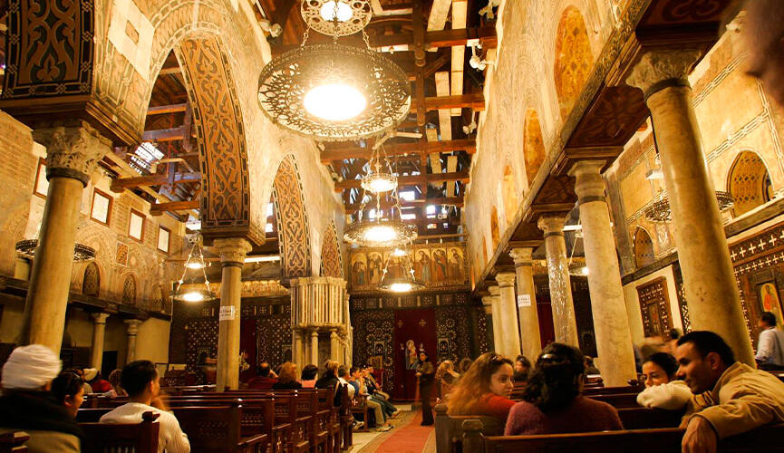 hanging church
