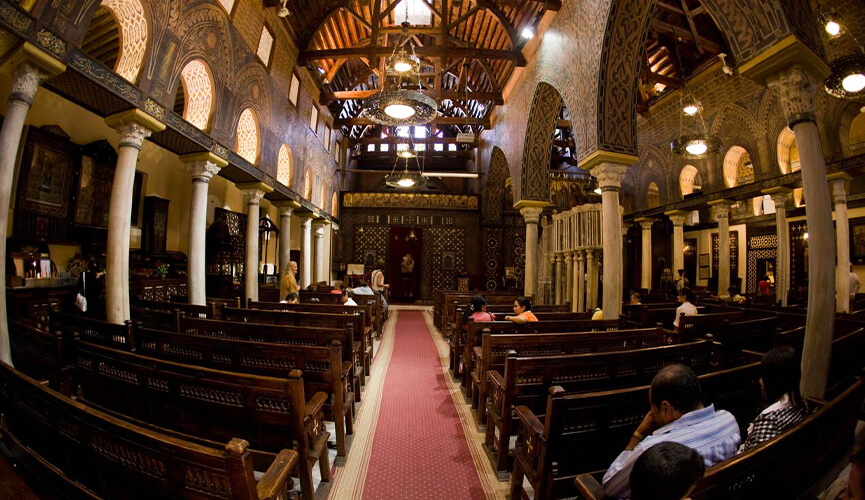 hanging church