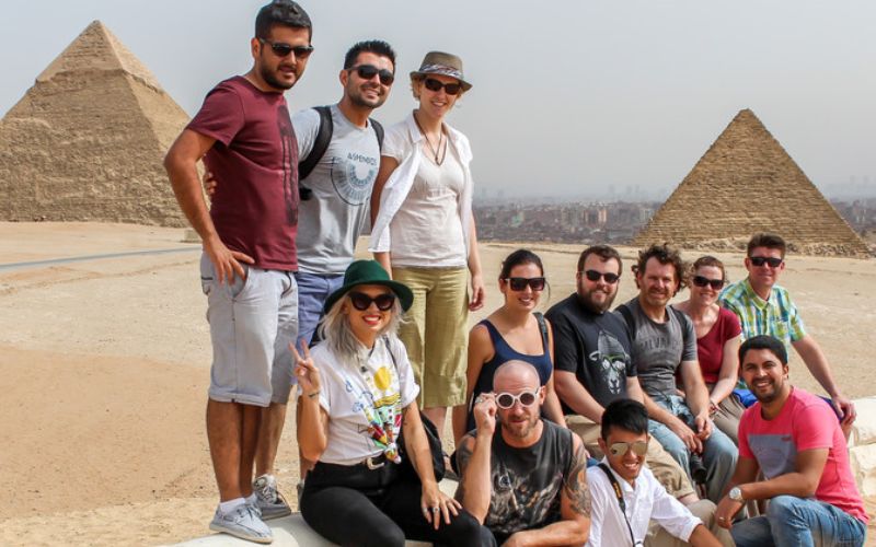 a-group-of-travelers-touring-in-egypt Day tours from Cairo